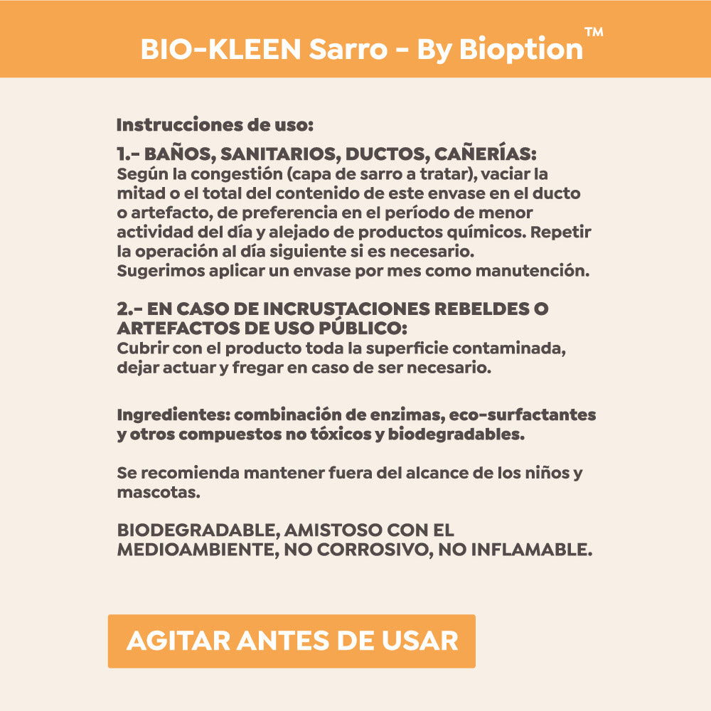BIO-KLEEN - ELIMINA SARRO