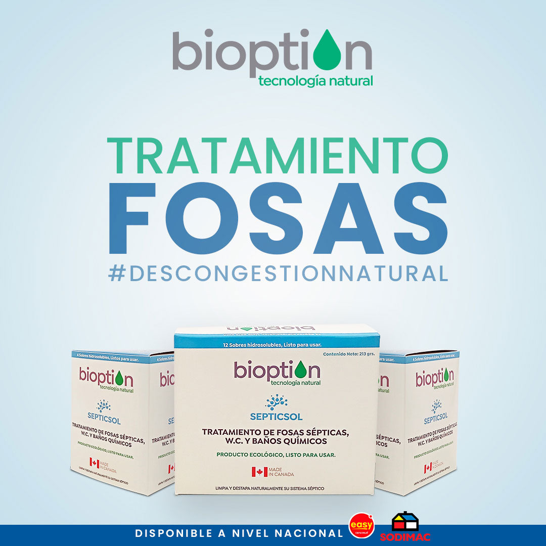 SEPTICSOL - BACTERIAS FOSAS SÉPTICAS