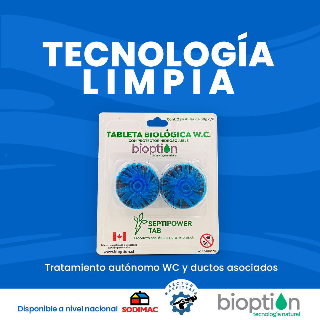 SEPTIPOWER TABLETAS WC (2 DISPLAYS)