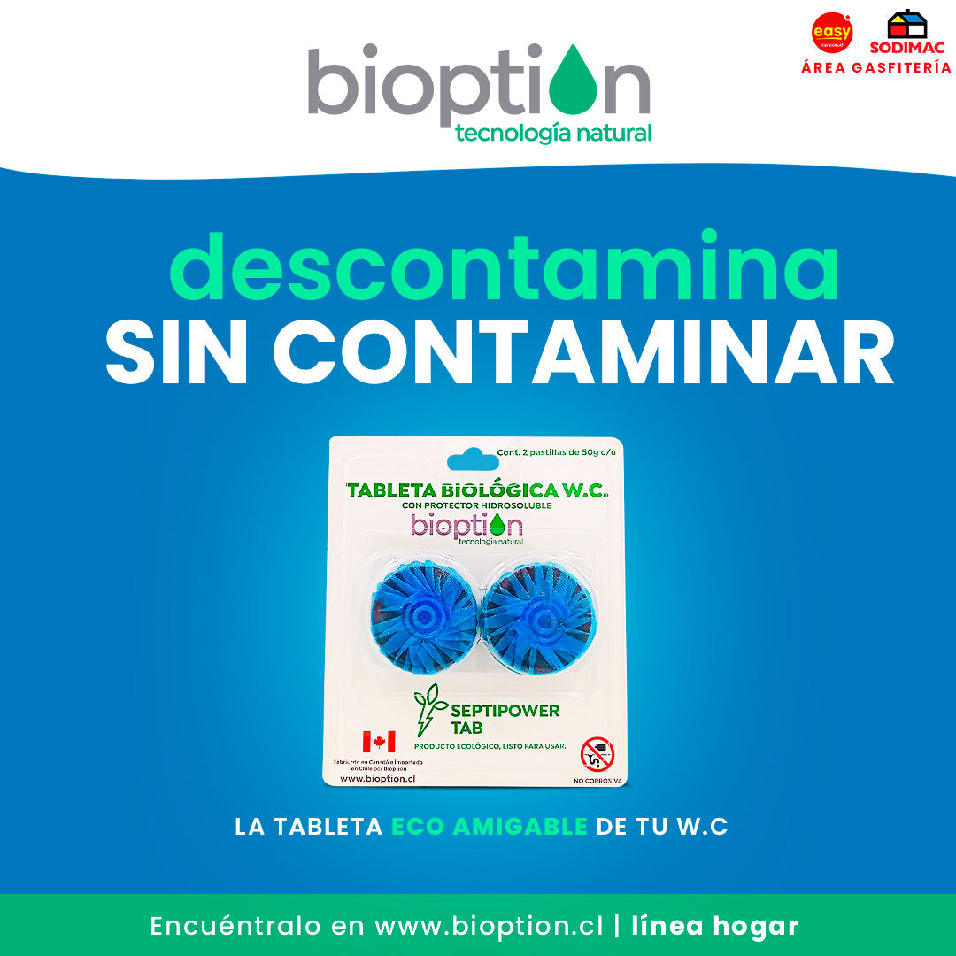 SEPTIPOWER TABLETAS WC (2 DISPLAYS)